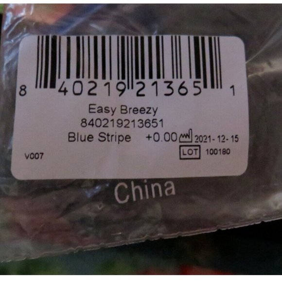 Prive Revaux Easy Breezy Blue Striped Blue Light Readers Strength 0.00, Case - Picture 3 of 10